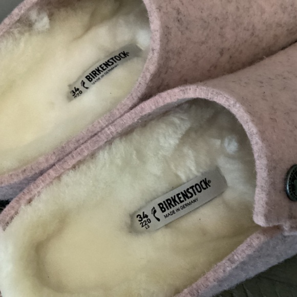 BIRKENSTOCK Kids' Zermatt Genuine Shearling Lined Slipper, size 3-3.5US … - Picture 2 of 10